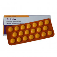 Купить Аклотин (Тиклопидин, аналог Тикло) таблетки 250мг №60 в Иркутске